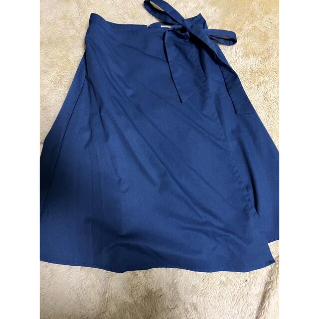 【SALE】デニム風スカート レディースのスカート(ひざ丈スカート)の商品写真