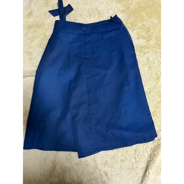 【SALE】デニム風スカート レディースのスカート(ひざ丈スカート)の商品写真