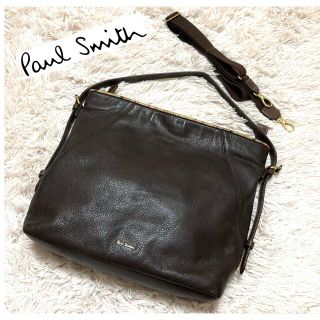 ポールスミス(Paul Smith)の美品 Paul  Smith シボ革 2way トートバッグ ショルダーバッグ(ショルダーバッグ)