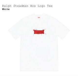 シュプリーム(Supreme)の【XL】Ralph Steadman Box Logo Tee White(Tシャツ/カットソー(半袖/袖なし))