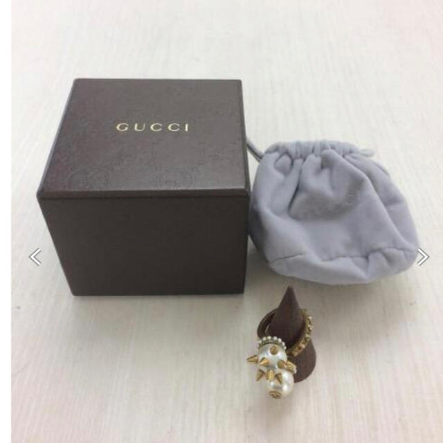 Gucci(グッチ)のGUCCI グッチ リング パール スタッズ レディースのアクセサリー(リング(指輪))の商品写真