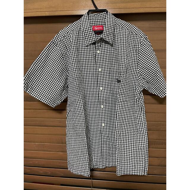 supreme ギンガムチェック シャツ 半袖 - シャツ