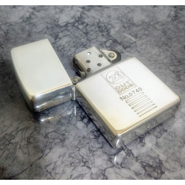 ZIPPO(ジッポー)のZippo OUTDOOR No.0740 2002年製 メンズのファッション小物(タバコグッズ)の商品写真