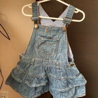 ベビーギャップ(babyGAP)のデニム ジャンパースカート(スカート)