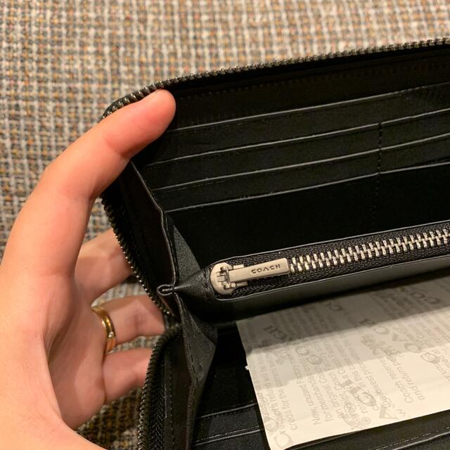 COACH - 本体のみ 28444 コーチ 長財布 ブラックフラワーの通販 by