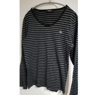 バーバリーブラックレーベル(BURBERRY BLACK LABEL)のBURBERRY　BLACK LABEL　ロングTシャツ　サイズM(Tシャツ/カットソー(七分/長袖))