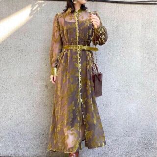 アメリヴィンテージ(Ameri VINTAGE)のAmeri Vintage UNDRESSED LUNA OPAL DRESS(ロングワンピース/マキシワンピース)