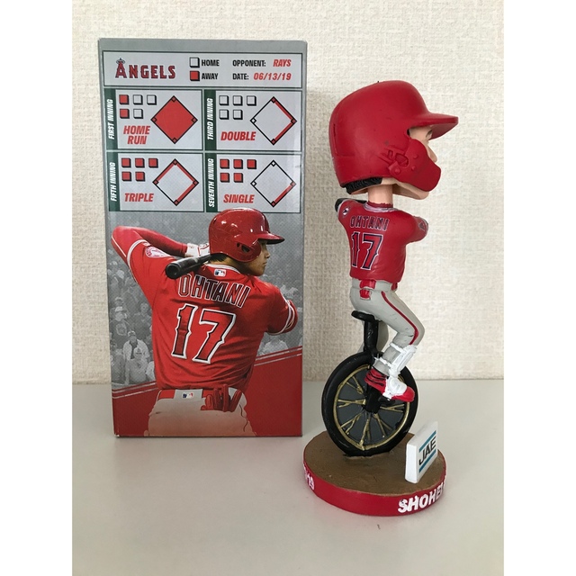 マイクトラウト大谷翔平サイクルボブルヘッド