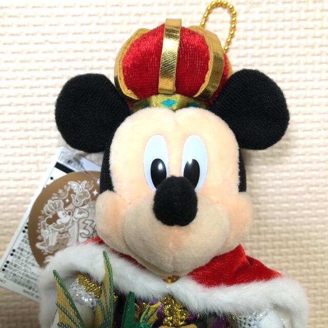 Disney(ディズニー)のディズニー 38周年　ぬいぐるみバッジ　ミッキー エンタメ/ホビーのおもちゃ/ぬいぐるみ(ぬいぐるみ)の商品写真