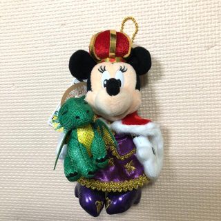 ディズニー(Disney)のディズニー　38周年　ぬいぐるみバッジ　ミニー(ぬいぐるみ)