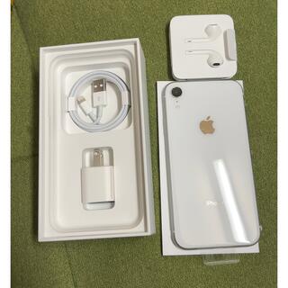 アップル iPhone XR 64GB ホワイト　simフリー(スマートフォン本体)