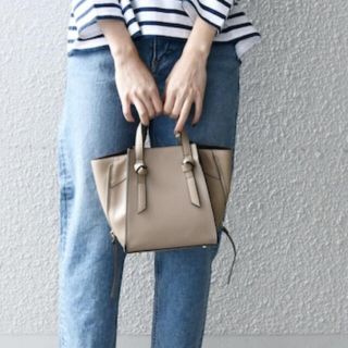 シップスフォーウィメン(SHIPS for women)の【新品】SHIPS any コンビ2WAYトート SMALL ベージュ(トートバッグ)