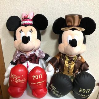 ディズニー(Disney)のテーブルイズウェイティング　ぬいぐるみ　ミッキー　ミニー　ディズニー　2017(ぬいぐるみ)