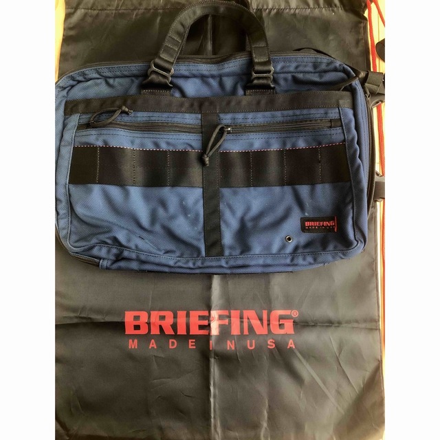 BRIEFING - BRIEFING made in USA/C-3 LINER 3way ブルー