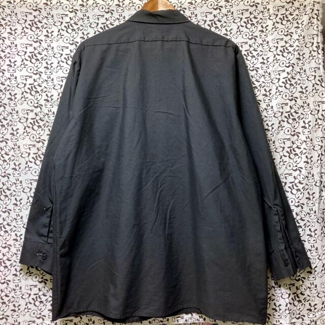 USA古着/Shell/ワークシャツ/XL/黒/340 メンズのトップス(シャツ)の商品写真