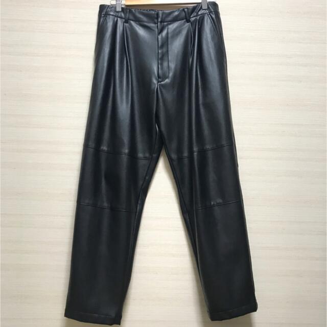 stein(シュタイン)のstein FAKE LEATHER WIDE TROUSERS最終値下げ メンズのパンツ(スラックス)の商品写真