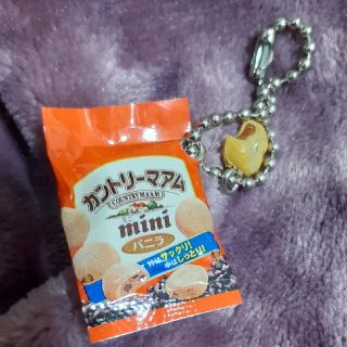 カントリーマアム　キーホルダー　カプセル　お菓子　マスコット　チャーム　バニラ(キーホルダー)