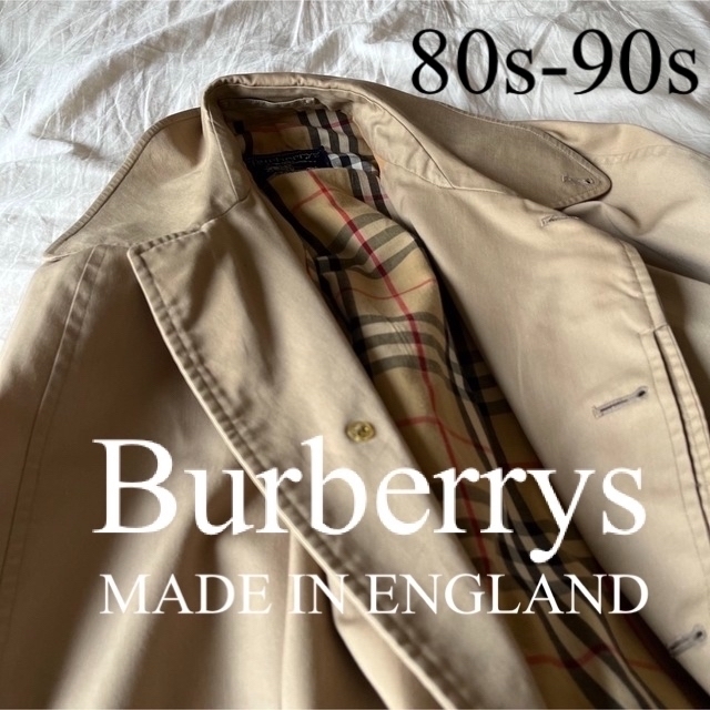 Burberry ステンカラー バルカラーコート バーバリー 英国製