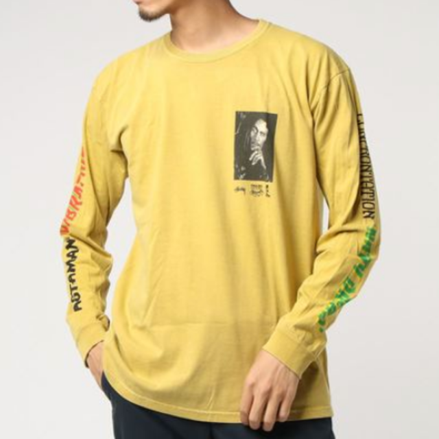 STUSSY Bob Marley Herbsman Pig. Dyed Tee 新版 38.0%割引 www.gold