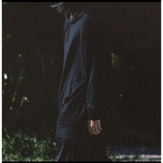 コモリ(COMOLI)のCOMOLI 21SS カシミヤシルクニットパーカー Navy(パーカー)