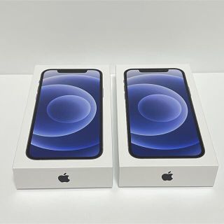 アイフォーン(iPhone)の【新品未使用】iPhone 12 64G ブラック 2点セット(携帯電話本体)