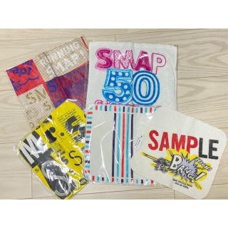 スマップ(SMAP)の新品　SMAP コンサート　グッズ　バンダナ　タオル　ハンカチ　セット(アイドルグッズ)