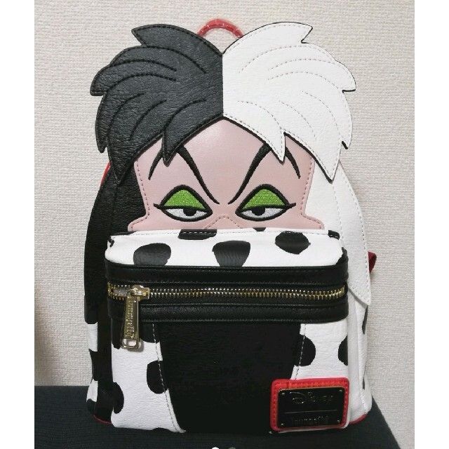 オススメ ラスト1点! クルエラ 101匹わんちゃん リュック ディズニー オススメ ラスト1点! クルエラ 101匹わんちゃん リュック ディズニー