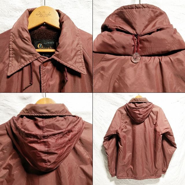 60s Champion コーチジャケット ランタグ ハーバード 珍品フード付き