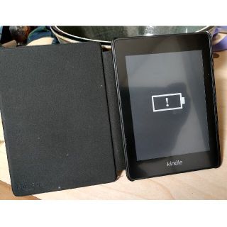 アマゾン kindle paperwhite PQ94WIF ケース付き(電子ブックリーダー)