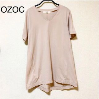 オゾック(OZOC)のOZOC テールTシャツ　ダスティーピンク(Tシャツ(半袖/袖なし))