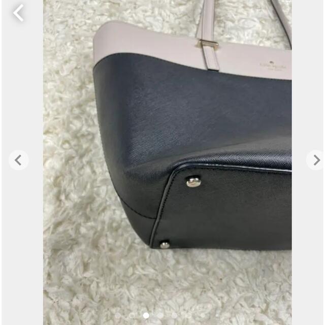 kate spade ケイトスペード トートバッグ バイカラー A4収納 牛皮