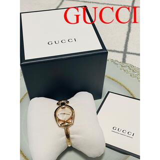 グッチ(Gucci)のGUCCI レディース時計 ホースビット ダイヤモンド 3PD ピンクゴールド(腕時計)