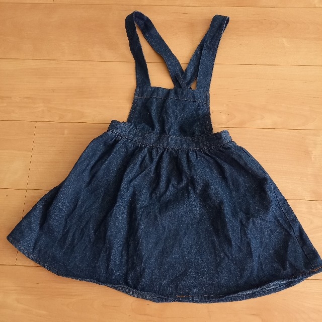 デニムサロペット⭐ジャンパースカート⭐サイズ１３０⭐ キッズ/ベビー/マタニティのキッズ服女の子用(90cm~)(ワンピース)の商品写真