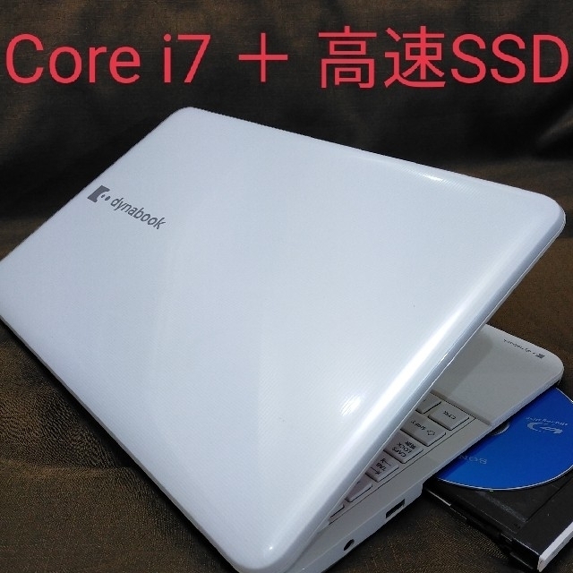 高スペック/爆速4コア i7/高速SSD/超美品/ブルーレイ/ノートパソコン