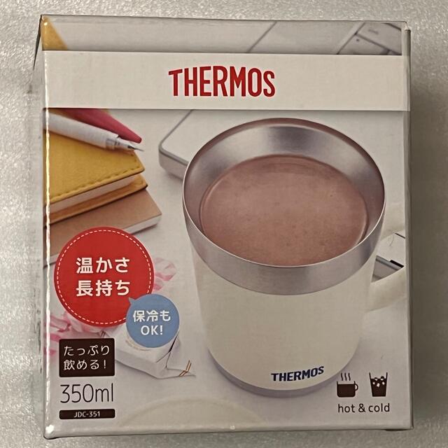 THERMOS(サーモス)のTHERMOS 保温マグカップ JDC-351 白 インテリア/住まい/日用品のキッチン/食器(グラス/カップ)の商品写真