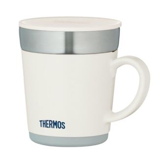 サーモス(THERMOS)のTHERMOS 保温マグカップ JDC-351 白(グラス/カップ)