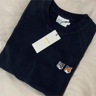 MAISON KITSUNE' - 【メゾンキツネ/Maison KITSUNE】定番ロゴTシャツ 白の通販 by may.mei.5｜メゾン