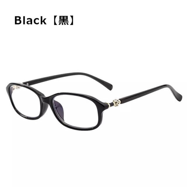 アウトレット 老眼鏡 ブルーライトカット シニアグラス レディース 黒 ＋4.0 レディースのファッション小物(サングラス/メガネ)の商品写真