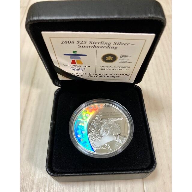 バンクーバー2010オリンピック 公式記念コイン 25ドル ホログラム銀貨5種  エンタメ/ホビーの美術品/アンティーク(貨幣)の商品写真