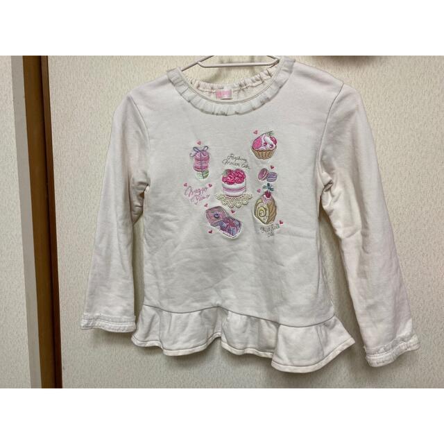 メゾピアノ 新品未使用140cm刺繍シャツ