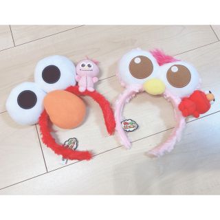 セサミストリート(SESAME STREET)のユニバ　エルモ　モッピー　カチューシャ(キャラクターグッズ)