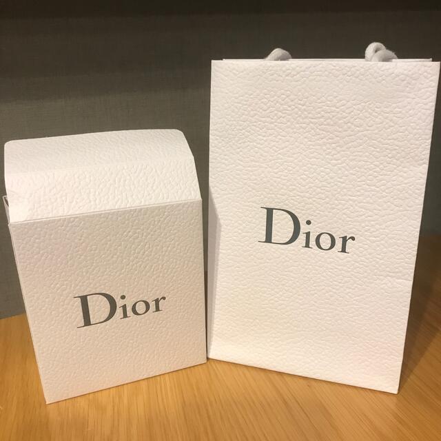 Dior(ディオール)のディオール　紙袋(ショッパー)＆箱　セット レディースのバッグ(ショップ袋)の商品写真