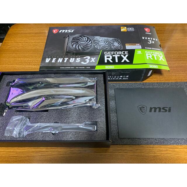 スマホ/家電/カメラ【保証期間内】GeForce RTX 3090 VENTUS 3X 24G OC