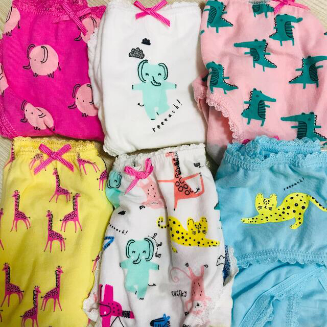 NEXT(ネクスト)のnext 3-4yrs パンツ6枚 キッズ/ベビー/マタニティのキッズ服女の子用(90cm~)(下着)の商品写真