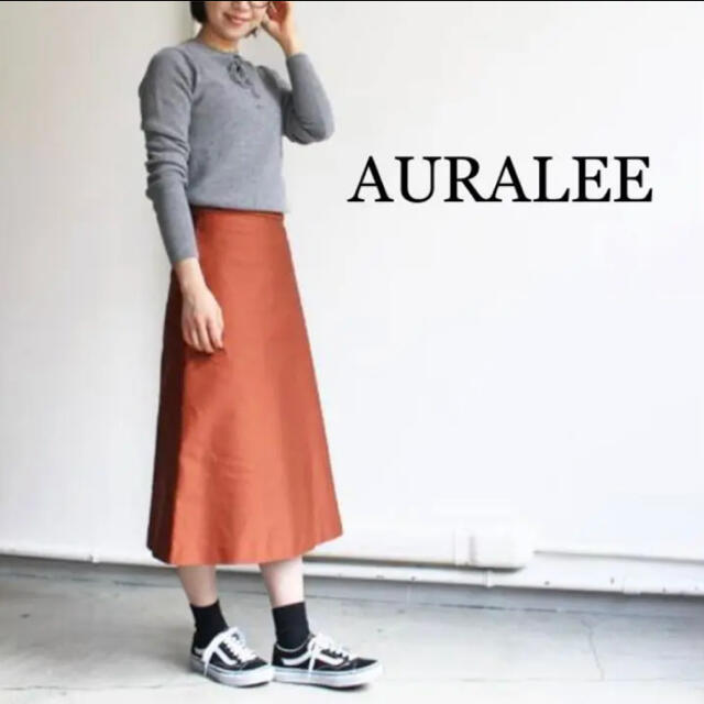 AURALEE  モールスキンスカート　スカート　ビショップ  Aライン