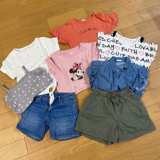 ユニクロ(UNIQLO)のGU&ユニクロ8点セット　130(Tシャツ/カットソー)