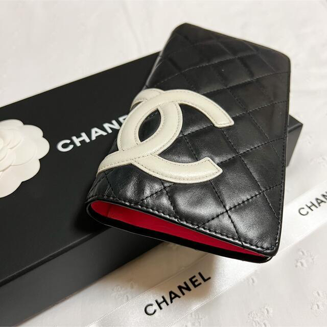 専用　正規品　CHANEL 長財布　カンボンライン