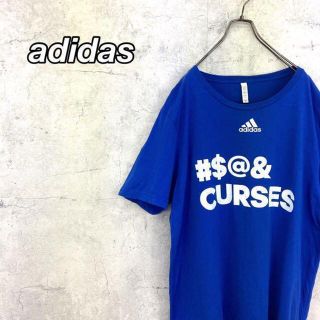 アディダス(adidas)の希少 90s アディダス Tシャツ プリントロゴ 美品(Tシャツ/カットソー(半袖/袖なし))