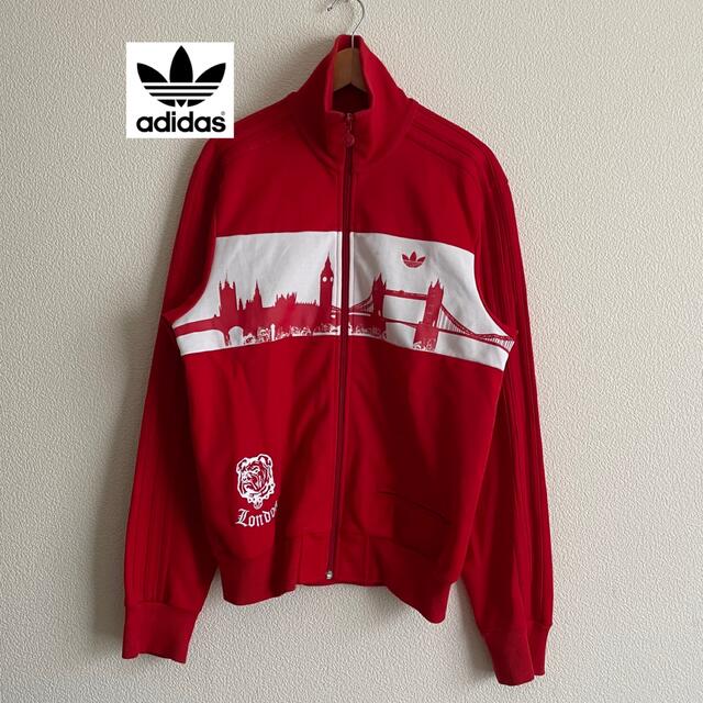 90s 00s adidas ジャージ トラックジャケット セットアップ 万国旗