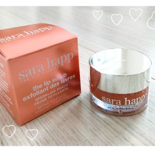 サラハップ(sara happ)の【専用】新品未使用 sara happ リップスクラブ スパークリングピーチ(リップケア/リップクリーム)